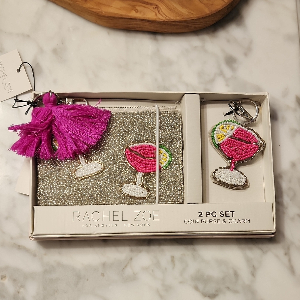 Rachel Zoe Coin Purse And Charm